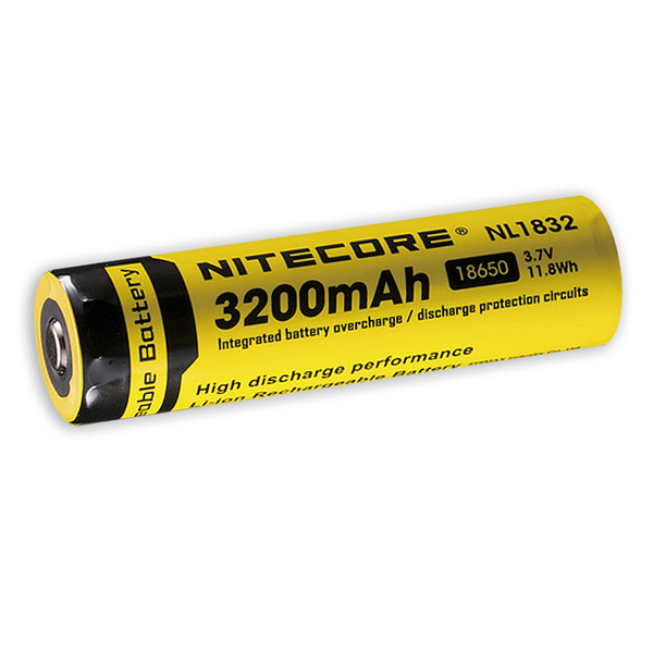 Nitecore NL1832 3200mAh Rechargeable 18650 Battery NL1832